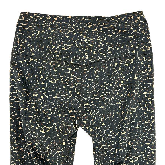 Varley Size M Lets Move High Rise 25" Legging Cluster Leopard Stretch Athleisure - Picture 5 of 9